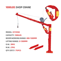 Grue d'atelier hydraulique pliable 1000 LBS, élévateur de moteur mobile, OEM ODM, en acier, pour atelier, garage, réparation automobile, certifiée CE