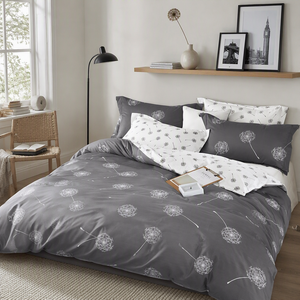 Juego de Ropa de Cama U Dropshipping Wishing Seed, 3 Piezas, Algodón Suave 200TC, Funda de Edredón Moderna para Hotel y Hogar - Product Image 5