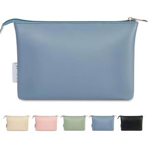 Fashion PU Leather Zipper Cosmetic Bag Travel Portable Waterproof <b>Makeup</b> <b>Storage</b> Pouch <b>for</b> Women - Product Image 6