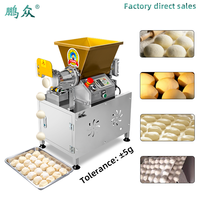 Diviseuse de pâte automatique volumétrique en acier inoxydable 304, électrique, pour biscuits, pains, pâtons et pizzas, avec tolérance de 0,5 g