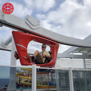 LIMEIQI Seilrutsche Große Outdoor-Abenteuerattraktionen Elektrischer Hängebus im Retro-Piratenschiff-Design Luftschiff-Seilbahn - Product Image 4