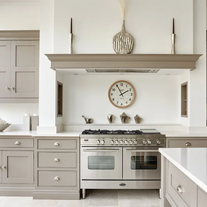 Custom White Shaker Style Modular Kitchen Cabinets for Apartment Mall Hospital Villa Use - Product Image 6