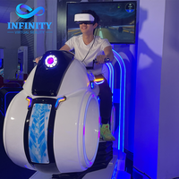 Simulateur de moto VR pour adultes super attrayant, machine à moto VR, simulateur de moto, simulateur de course automobile VR, réalité virtuelle