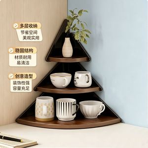 ที่วางแก้วมุมโต๊ะ 3 ชั้น สำหรับจัดเก็บแก้วกาแฟ ชุดน้ำชา - Product Image 1