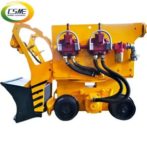 Zq-17 Ondergrondse Mini Mucking Machine/Kleine Draagbare Wiel Rock Shovel Loader Lucht Pneumatische Rock Loader Voor Tunnel