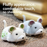 12 jouets électriques de simulation de petit hamster pour divertir les chats