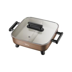 หม้อไฟฟ้ามีเดีย 6 ลิตร แบบสองช่อง พร้อมเคลือบกันติด สำหรับทำอาหารภายในบ้าน - Product Image 6