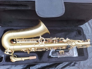 Sassofono Contralto in Mi Bemolle di Alta Qualità con Superficie Laccata Oro Spazzolato e Tasto <span class=keywords><strong>Alto</strong></span> F (JAS-102) - Product Image 3
