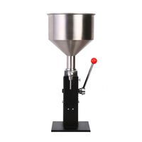 A03 Remplisseuse manuelle de crème/pâte/liquide Remplissage de bouteille de pâte de miel quantitatif avec échelle pour vêtements Huile Bière