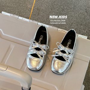 Kids Girl <b>Shoes</b> Princess <b>Soft</b> Bottom Casual Ballet Dance Leather Bow Kids Princess <b>Shoes</b> Baby Girls <b>Shoes</b> for Party - Product Image 4