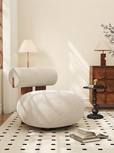 โซฟา<span class=keywords><strong>ไม้</strong></span>สไตล์ครีมทันสมัยหุ้มกำมะหยี่<span class=keywords><strong>ลาย</strong></span>ขนแกะ ดีไซน์เรียบง่ายสำหรับห้องนั่งเล่นหรือห้องนอนในอพาร์ทเมนต์ขนาดเล็ก - Product Image 6