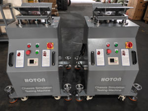 4-Tonnen-Fahrgestellfederung Abnormale Geräusch erkennung Fahrzeug Straßen test Simulations plattform Touchscreen - Product Image 5