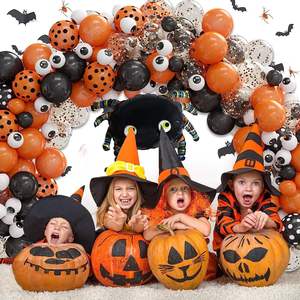 Palloncino di Halloween ghirland Arch Kit <span class=keywords><strong>con</strong></span> Halloween Spider Web Banner <span class=keywords><strong>palloncini</strong></span> per la decorazione del giorno della festa di Halloween - Product Image 5