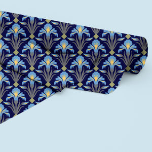 Tela de Satén de Seda Tejida 100% Poliéster con Estampado Digital de Alta Calidad WF, Diseños Más Recientes de 2026, Ligera para Prendas - Product Image 4