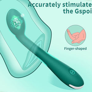 Vibrador <span class=keywords><strong>de</strong></span> Punto G para Principiantes, 8 Segundos para el Orgasmo, Vibrador en Forma <span class=keywords><strong>de</strong></span> Dedo, Estimulador <span class=keywords><strong>de</strong></span> Pezones y Clítoris, Juguetes Sexuales para Mujeres Adultas - Product Image 1