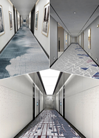 Personnalisé luxe commercial cinq étoiles hôtel casino salle de conférence club couloir Akminster mur à mur imprimé tapis