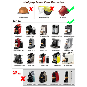 Personnalisé 1SET Dosettes de café en aluminium jetables écologiques Remplissage Support d'étanchéité Capsules de café réutilisables Couvercles Papiers filtres - Product Image 4