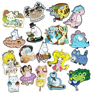 Pin de solapa de esmalte de Metal para <span class=keywords><strong>Club</strong></span> de Leones, insignia personalizada de flor magnética, con diferentes motivos - Product Image 5