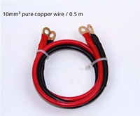 Connecteur automobile à sertir M8 pour bornes de batterie 1/0 3/0 25mm² 25mm 35mm² 10MM 2AWG 6AWG – Câble d'alimentation DC pour batterie