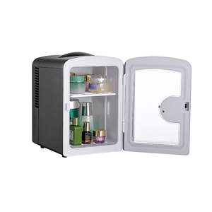 Mini <span class=keywords><strong>réfrigérateur</strong></span> électrique pour maquillage, capacité 4L, utilisation à l'hôtel et en voiture, <span class=keywords><strong>réfrigérateur</strong></span> de beauté portable de table - Product Image 2