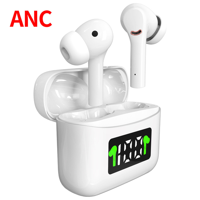 Led Display J5 TWS IPX5 Waterproof Sport Gaming HD Stereo Anc Tws Wireless in Ear Earphones Earbuds