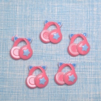 100 pezzi in resina per la registrazione di musica auricolari Flatback cabochon Scrapbooking per la decorazione del guscio del telefono fai da te gioielli fai da te che fanno accessori
