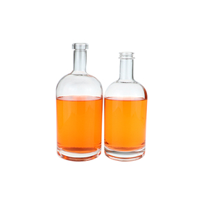 Bocaux personnalisés bon marché Bouchon de bouteille en verre de liège Bouteille en verre de 500ml pour <span class=keywords><strong>rhum</strong></span> - Product Image 6