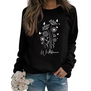 เสื้อสเวตเตอร์ผู้ชายไซส์ใหญ่พิมพ์ลายผีเสื้อ แขนยาว สไตล์ลำลอง ใส่ได้ทั้งฤดูใบไม้ร่วงและฤดูหนาว - Product Image 1