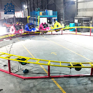 Funfair Equipment Backyard Kids Amusement Rides Sliding 360 Rotary Mini Roller Coaster - Product Image 5