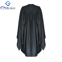 Robe de Cérémonie de Remise de Diplôme PhD Universitaire Britannique en Gros, Robe de Doctorat Unisexe de Haute Qualité, Cape de Cérémonie Disponible en Plusieurs Couleurs