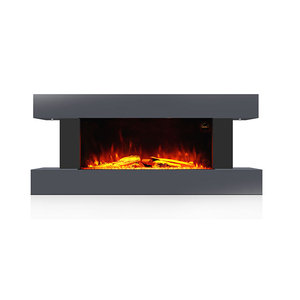 Design moderno camino elettrico interno potente montaggio a parete impermeabile illuminazione telecomandata Hotel domestico - Product Image 3