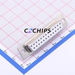 SUB-DBCF-107A-092 D-Sub/VGA Connector Connector Female 25P Solder Wire Type 2 - Product Image 1