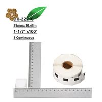 Machine d'impression d'emballages personnalisés, étiquettes de prix pour bijoux imperméables Brother Dk22210, étiquettes de code-barres pour la mode, papier Dk-2210