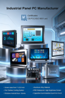 Minghongyu Panel PC con Pantalla Táctil Integrada de 10.1, 10.4 y 11.6 Pulgadas, Intel I3, 4GB de RAM, Monitor Industrial para Exteriores de Alto Brillo