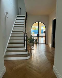 French Exterior Arched Shape Double Glass Front Main <b>Swing</b> House Doors with Steel <b>Frame</b> Design <b>for</b> Entrance - Product Image 2