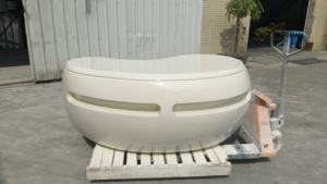 Q001 Modern Furniture Reception Desk Counter Fiberglass Leisure Office CEO Boss Luxury Salon Spa Curved <b>Bar</b> Front Desk <b>Table</b> - Product Image 4