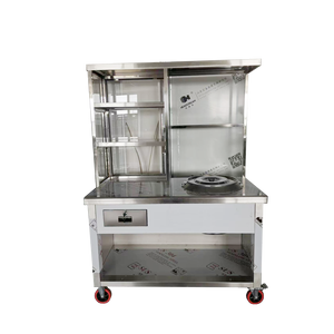 VICTORY acier inoxydable mis en place un décrochage snack chariot lait thé chariot camion de nourriture avec four unique pour les fournitures de restaurant d'hôtel - Product Image 1