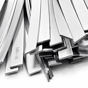 Barras Planas de Aluminio Inoxidable de Corte Preciso, Tiras Metálicas con Acabado Liso para Ingeniería - Product Image 1