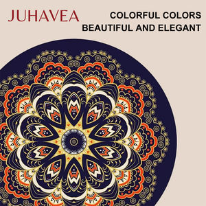 Tapete de Meditación Redondo Personalizado para Yoga y Ejercicios de <span class=keywords><strong>Mindfulness</strong></span> con Superficie Antideslizante y Diseños Modernos y Elegantes - Product Image 5