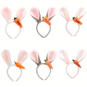 Custom Christmas Party Cosplay Rabbit <b>Headband</b> Easter Children's Cartoon Rabbit Radish <b>Headband</b> - Product Image 1
