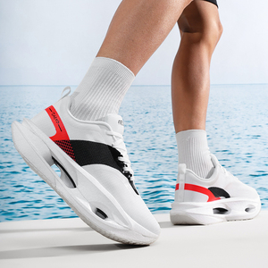 Trendy Spring Fashion Sneakers Lightweight Breathable Mesh Upper Cushioning Casual Daily Walk Men's Running Shoes - Product Image 4