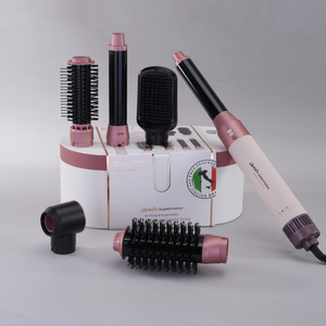 Spazzola ad Aria Calda Multifunzione <span class=keywords><strong>ENZO</strong></span> 6 in 1, Silenziosa, Magica per Arricciare e Lisciare i Capelli con Rotazione Automatica - Product Image 4