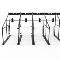 Estante comercial resistente para gimnasio Fitness Rack Power Squat Rack Trainer Outdoor Cross Training Competition Pull up Rigs and Racks