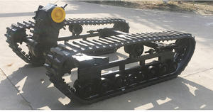 Jalur Karet Undercarriages Jalur Sistem untuk Kapal Perahu, Kapal, Pertanian, <span class=keywords><strong>Loader</strong></span> dan Excavator Rig Pengeboran - Product Image 6