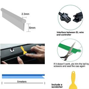 New Interior Modification Side Panel Ambient <b>Light</b> Strip Clip Luminous Door Seam Cold <b>Light</b> Decorative <b>Light</b> - Product Image 6