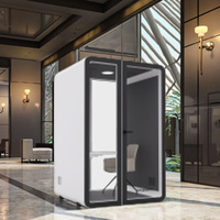 Cabines de confidentialité mobiles UNIBOOTH au design moderne, durables et insonorisées, pour bureaux, maisons, hôtels, écoles, gymnases, salons, centres commerciaux, de précision