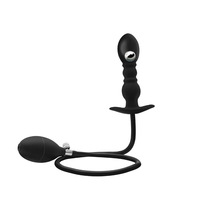 Hochwertiger Weicher Silikon-Analplug Massagegerät Neuer Großer Anal-Silikonplug Aufblasbar für Männer Frauen Stimulation