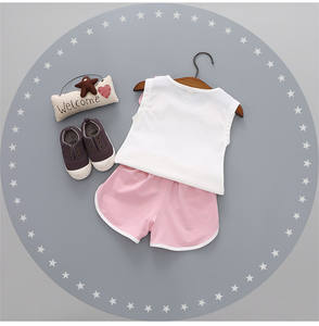 Última Moda Infantil al por Mayor, Camiseta Informal con Dibujo de Perro para Niños y Conjunto de Pantalones Deportivos para Bebés - Product Image 2