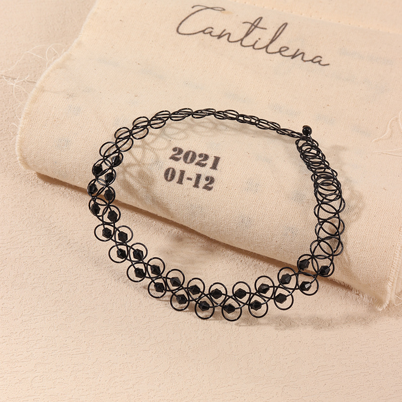 black glass beads