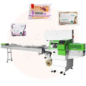 MY Mini Automatic Flow Type Wrapping Pita Bread Pillow Cookie Wafer Biscuit Pack Machine